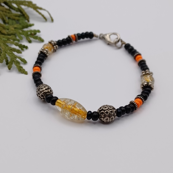 ✨️Handcrafted Glass Bead Bracelet - Picture 2 of 6